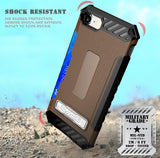 Tri-Shield Rugged Case Stand Card Slot Strap and Belt Clip for iPhone 8, 7
