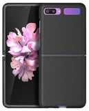 Grid Texture Hard Case Slim Cover for Samsung Galaxy Z Flip 5G SM-F700, SM-F707