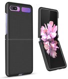 Grid Texture Hard Case Slim Cover for Samsung Galaxy Z Flip 5G SM-F700, SM-F707