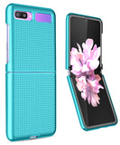 Grid Texture Hard Case Slim Cover for Samsung Galaxy Z Flip 5G SM-F700, SM-F707