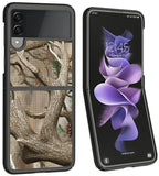 Grid Textured Hard Case Slim Phone Cover for Samsung Galaxy Z Flip 3 5G Flip3