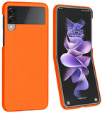 Grid Textured Hard Case Slim Phone Cover for Samsung Galaxy Z Flip 3 5G Flip3