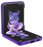Grid Textured Hard Case Slim Phone Cover for Samsung Galaxy Z Flip 3 5G Flip3