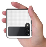 Grid Textured Hard Case Slim Phone Cover for Samsung Galaxy Z Flip 3 5G Flip3