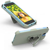 PureGear Blue Dualtek Case Belt Clip Tempered Glass for iPhone 7 Plus, 8 Plus