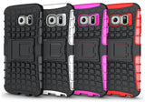 RED GRENADE GRIP SKIN HARD CASE COVER STAND FOR SAMSUNG GALAXY S6 EDGE SM-G925
