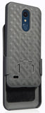 Black Case + Belt Clip Holster for LG K30, Phoenix Plus, Premier Pro, Harmony 2
