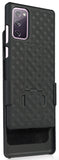 Black Case Kickstand Cover and Belt Clip Holster for Samsung Galaxy S20 FE 5G