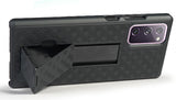 Black Case Kickstand Cover and Belt Clip Holster for Samsung Galaxy S20 FE 5G