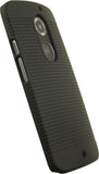 Black Ribbed Case Cover and Belt Clip Holster for Motorola Moto X 2nd Gen (2014)