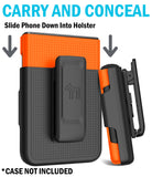 Belt Clip Holster for Samsung Galaxy Z Flip 3 Phone (ONLY FOR USE W/ SLIM CASE)