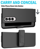Hard Case and Belt Clip Holster for Samsung Galaxy Z Fold 3 5G
