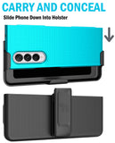 Hard Case and Belt Clip Holster for Samsung Galaxy Z Fold 3 5G