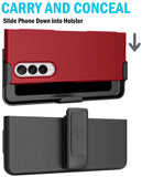 Hard Case and Belt Clip Holster for Samsung Galaxy Z Fold 3 5G