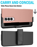 Hard Case and Belt Clip Holster for Samsung Galaxy Z Fold 3 5G