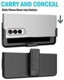 Hard Case and Belt Clip Holster for Samsung Galaxy Z Fold 3 5G