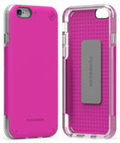 PureGear DualTek Pro Matte Magenta Pink Case Cover for iPhone SE 2022/2020, 8, 7