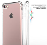 AquaFlex Clear TPU Anti-Shock Case Cover for iPhone 8, iPhone 7