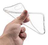 Transparent Clear Flexible Gel TPU Skin Case Cover for Apple iPhone 8, iPhone 7