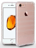 Clear Airbag Cushion TPU Flexible Grip Case Cover for iPhone SE 2022/2020, 8, 7