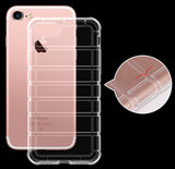 Clear Airbag Cushion TPU Flexible Grip Case Cover for iPhone SE 2022/2020, 8, 7