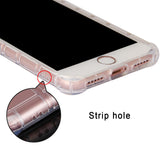 Clear Airbag Cushion TPU Flexible Grip Case Cover for iPhone SE 2022/2020, 8, 7