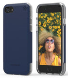 PureGear DualTek Pro Matte Navy Blue Case Cover for iPhone SE 2022/2020, 8, 7