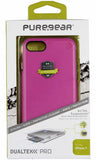 PureGear DualTek Pro Matte Magenta Pink Case Cover for iPhone SE 2022/2020, 8, 7