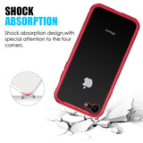 Magnetic Snap Case Cover Clear Hard Tempered Glass Back for Apple iPhone 8/7