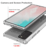 AquaFlex Transparent Anti-Shock Clear Case Slim Cover for Samsung Galaxy Note 20