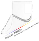 Transparent Clear Flex Gel TPU Skin Case Slim Cover for Samsung Galaxy Note 20