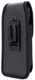 Black Vegan Leather Case Pouch Belt Clip for Galaxy Z Fold 6 5 Pixel 9 Pro Fold