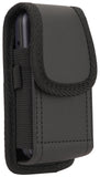 Black Leather Case Pouch Belt Loop Clip for Alcatel Go Flip 4 TCL Flip Pro Phone
