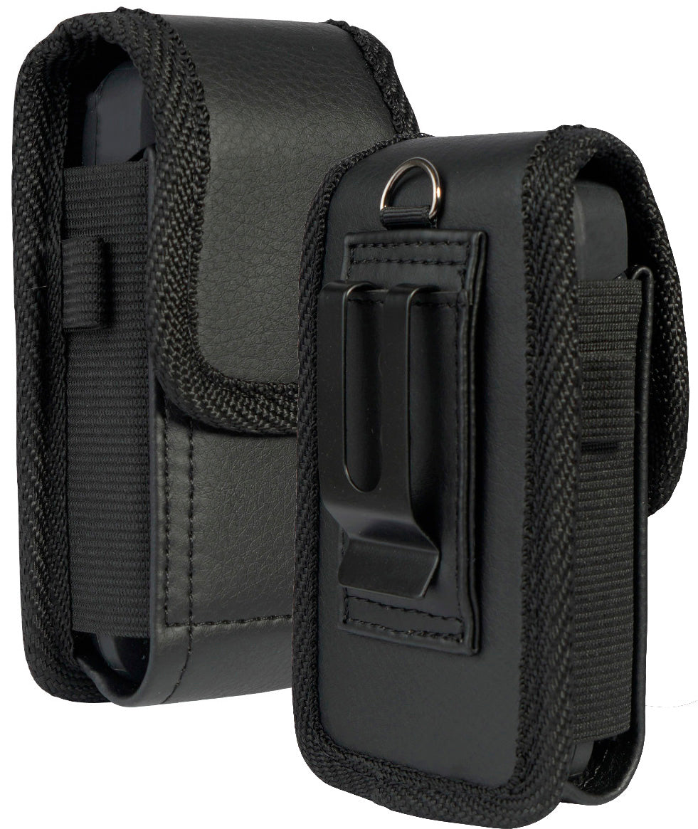 Vertical Cell Phone Pouch Belt Clip Case Card Phone Holder Holster Cover  Buckle