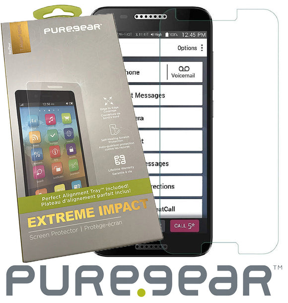 PureGear PureTek Roll-On Screen Protector w/ Tray for GreatCall Jitterbug Smart2