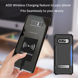 QI WIRELESS CHARGER RECEIVER ADAPTER STICKER FOR STANDARD MICRO USB CELL PHONE