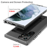 AquaFlex Transparent Anti-Shock Clear Case Cover for Samsung Galaxy S22 Ultra