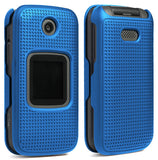 Grid Texture Snap-On Protective Case Slim Cover for Alcatel Smartflip, Go Flip 3
