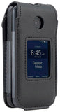 Black Case Belt Clip for Consumer Cellular Verve Snap Phone (Telstra Flip 4)