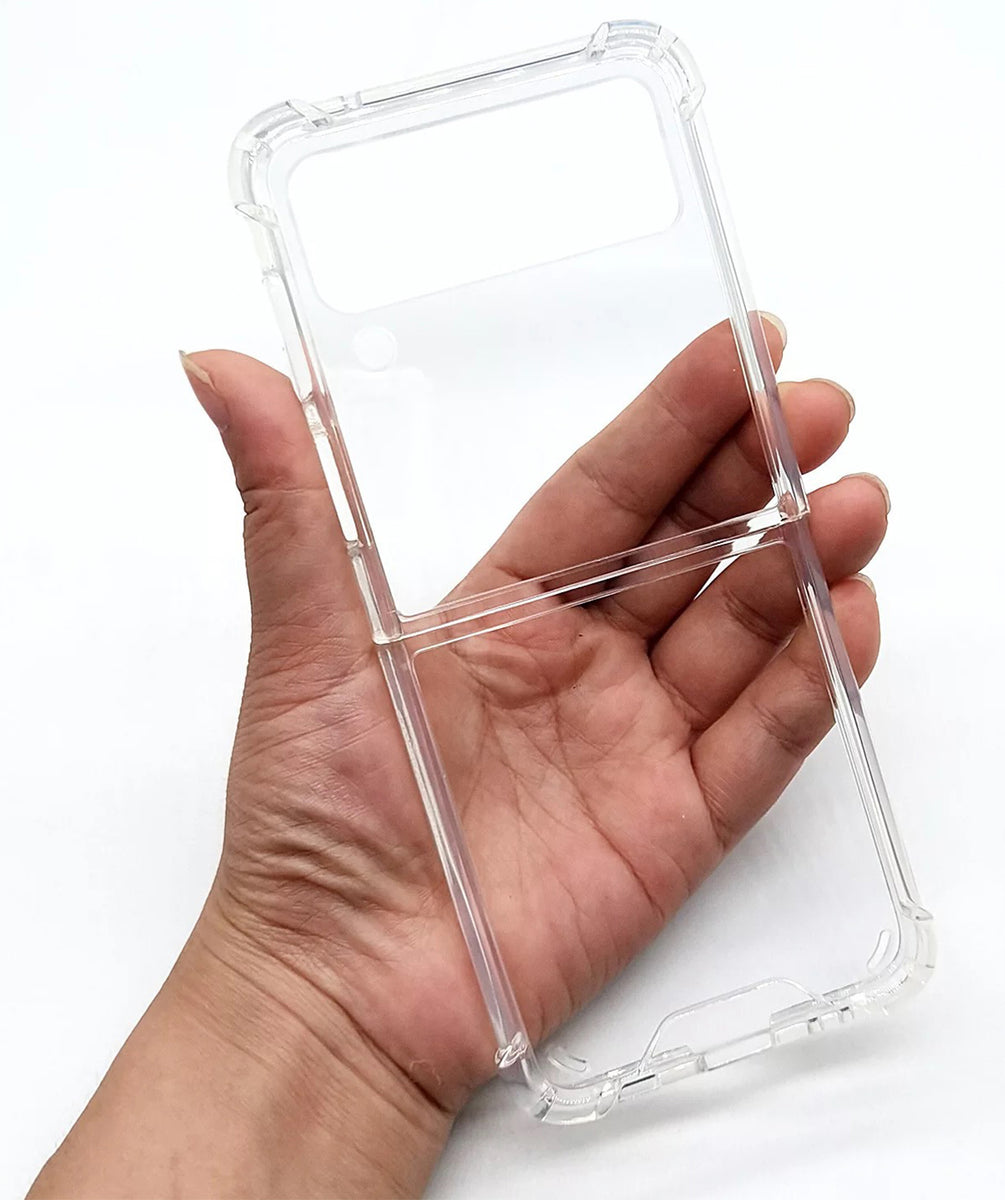 Official Samsung Transparent FlipSuit Case - For Samsung Galaxy Z