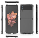 Clear Anti-Shock Transparent Case Slim Cover for Samsung Galaxy Z Flip 3 5G 2021