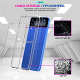 Clear Slim TPU Case Grip Cover for Samsung Galaxy Z Flip3 5G (2021, SM-F711)