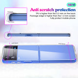 Clear Slim TPU Case Grip Cover for Samsung Galaxy Z Flip3 5G (2021, SM-F711)