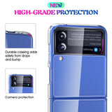 Clear Slim TPU Case Grip Cover for Samsung Galaxy Z Flip3 5G (2021, SM-F711)