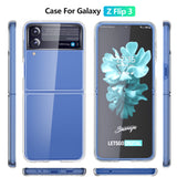 Clear Slim TPU Case Grip Cover for Samsung Galaxy Z Flip3 5G (2021, SM-F711)