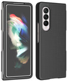 Grid Textured Hard Case Slim Cover for Samsung Galaxy Z Fold 3 5G 2021 Fold3
