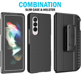 Slim Case + Holster Belt Clip with S Pen Holder for Samsung Galaxy Z Fold 3