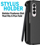 Slim Case + Holster Belt Clip with S Pen Holder for Samsung Galaxy Z Fold 3
