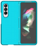 Grid Textured Hard Case Slim Cover for Samsung Galaxy Z Fold 3 5G 2021 Fold3