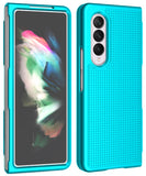 Grid Textured Hard Case Slim Cover for Samsung Galaxy Z Fold 3 5G 2021 Fold3